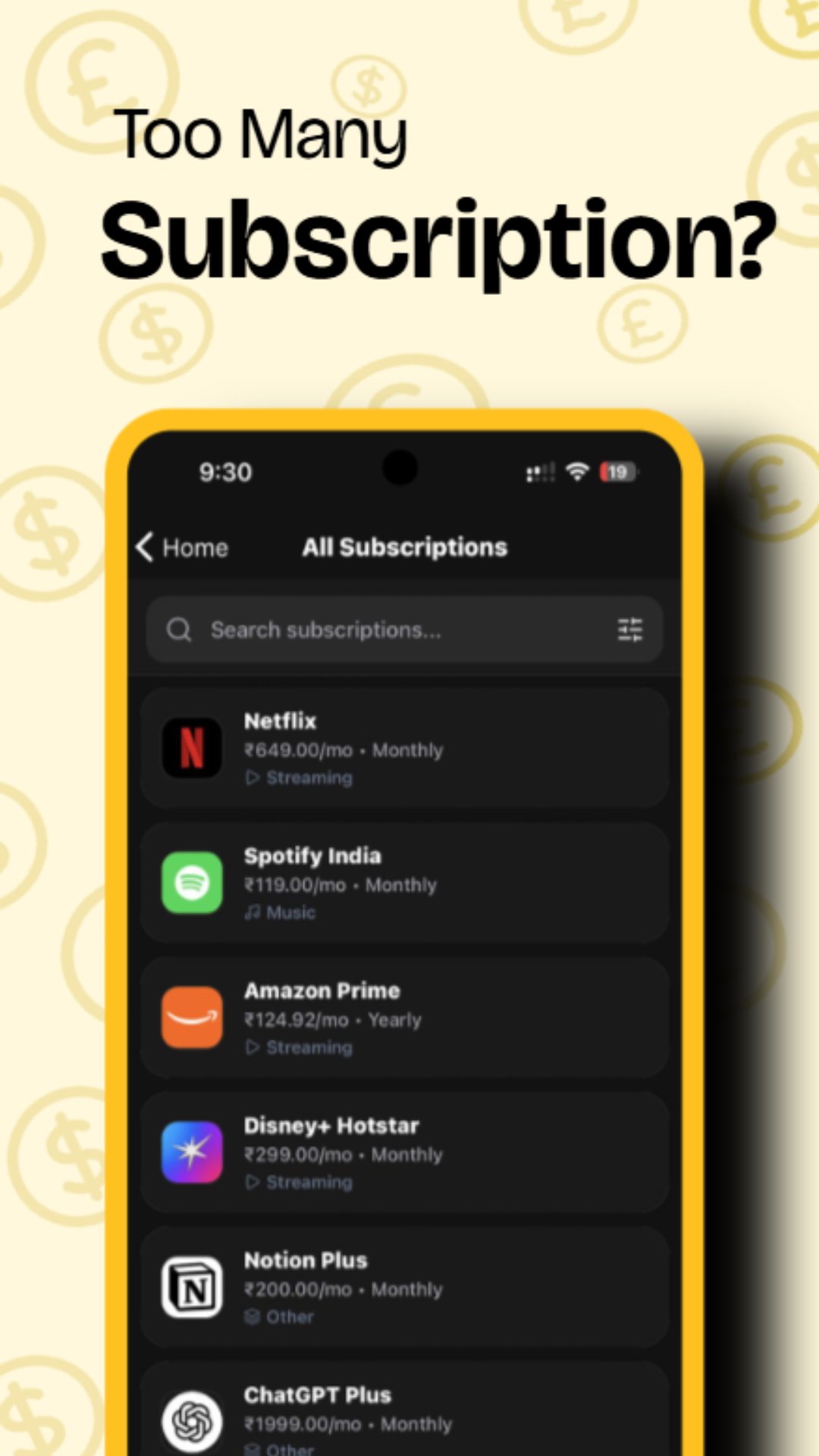 All Subscriptions